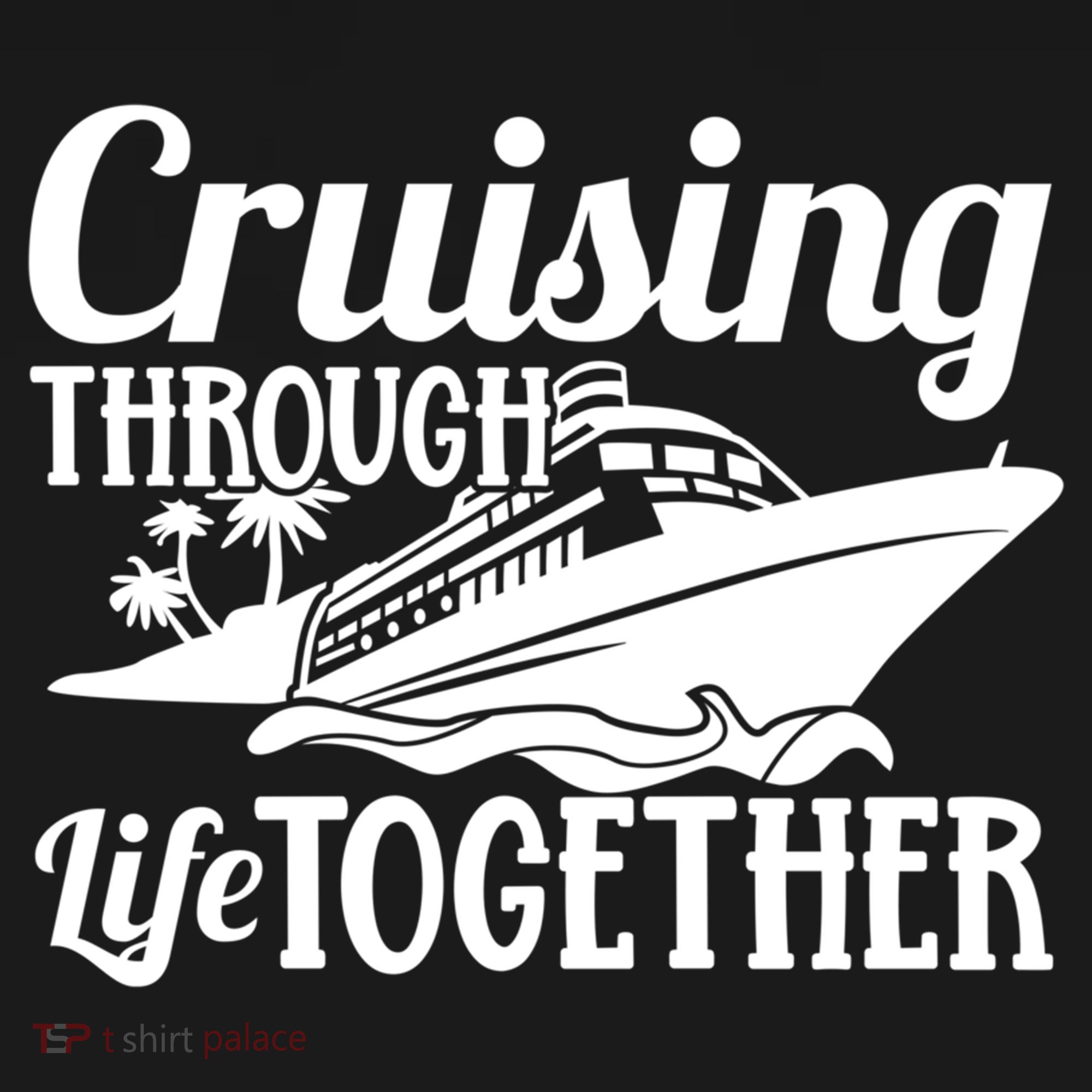 Couple Cruise Cruising Through Life Together Cute Gift Women's Hoodie