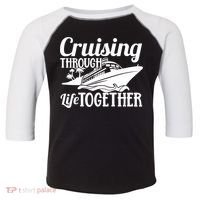 Couple Cruise Cruising Through Life Together Cute Gift Toddler Fine Jersey T-Shirt thumb 0