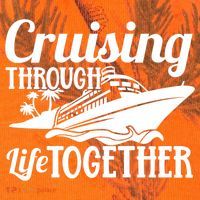 Couple Cruise Cruising Through Life Together Cute Gift Kati Licensed 12" Camo Cuffed Beanie thumb 2