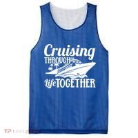 Couple Cruise Cruising Through Life Together Cute Gift Mesh Reversible Basketball Jersey Tank thumb 0