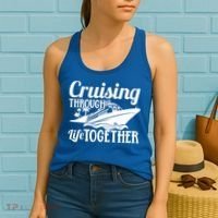 Couple Cruise Cruising Through Life Together Cute Gift Women's Tank Top thumb 2
