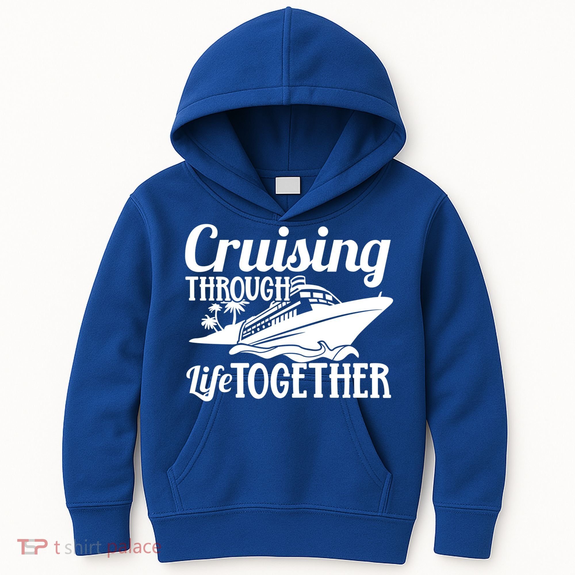 Couple Cruise Cruising Through Life Together Cute Gift Kids Hoodie
