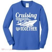 Couple Cruise Cruising Through Life Together Cute Gift Kids Long Sleeve Shirt thumb 0