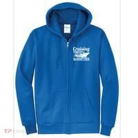 Couple Cruise Cruising Through Life Together Cute Gift Full Zip Hoodie thumb 0