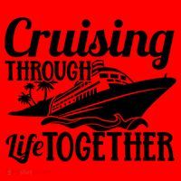 Couple Cruise Cruising Through Life Together Cute Gift Santa Hat thumb 1