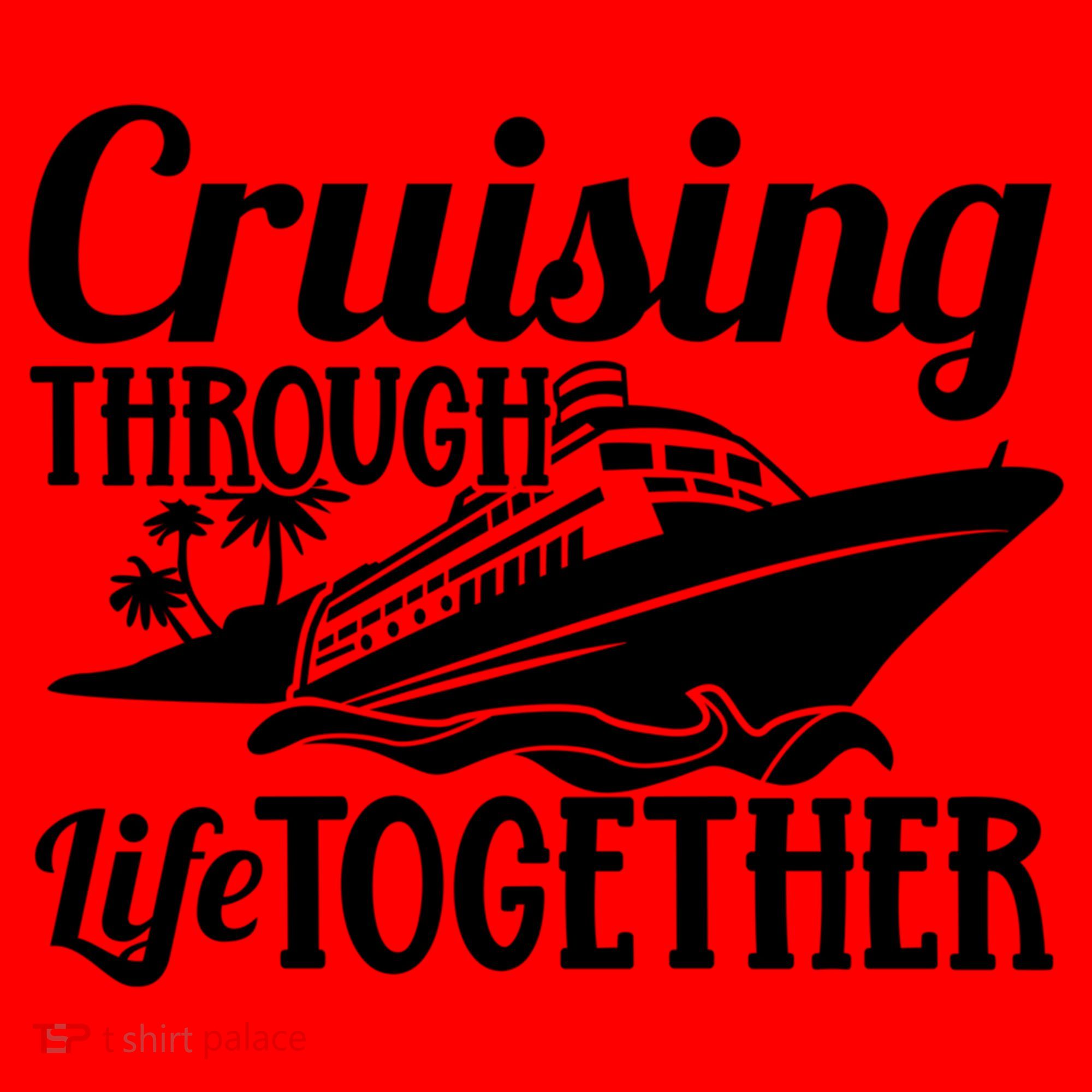 Couple Cruise Cruising Through Life Together Cute Gift Santa Hat