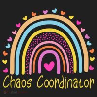 Childcare Chaos Coordinator Teacher Daycare Provider Rainbow Gift Sport-Tek Posi-UV Pro Polo thumb 2