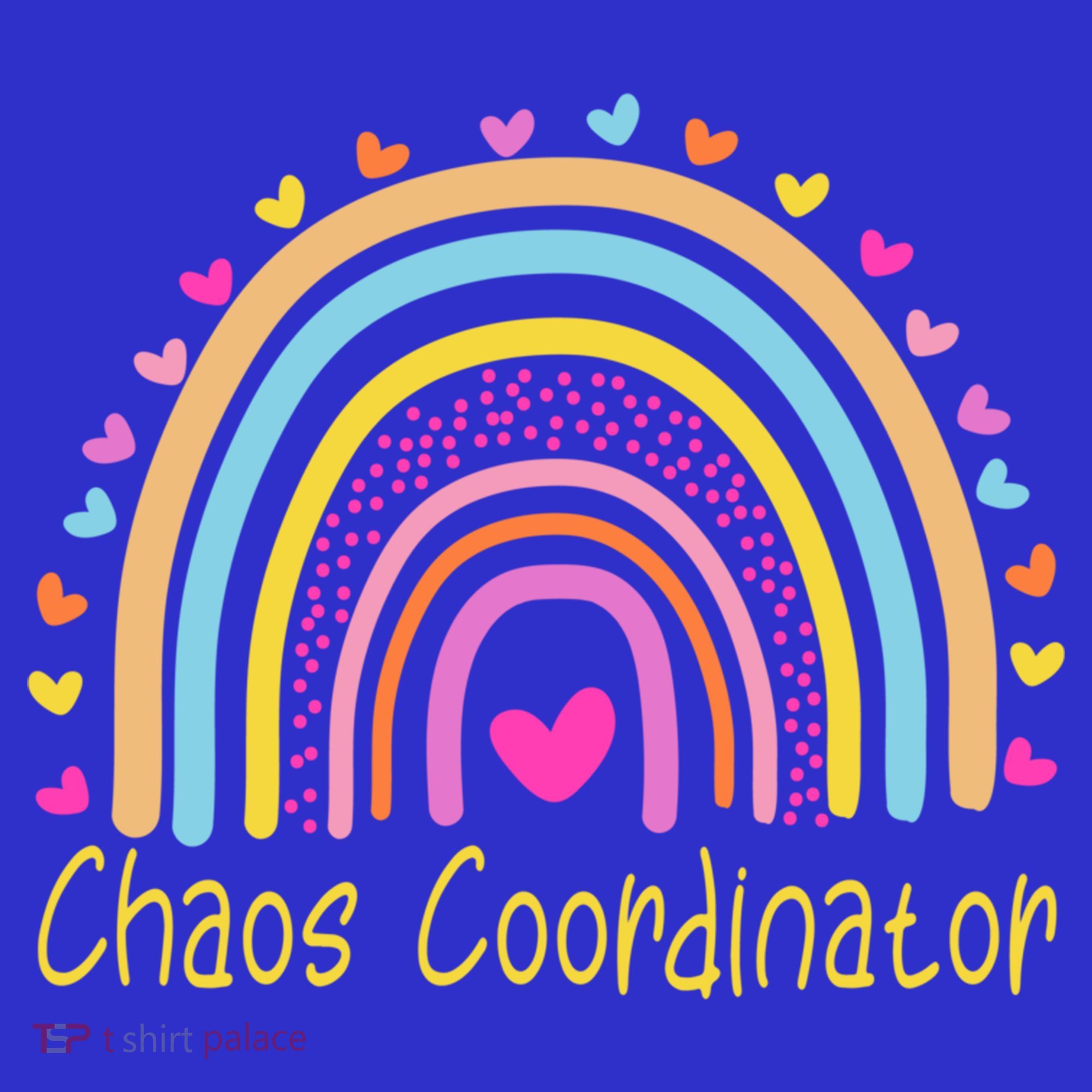Childcare Chaos Coordinator Teacher Daycare Provider Rainbow Gift Women's Tank Top