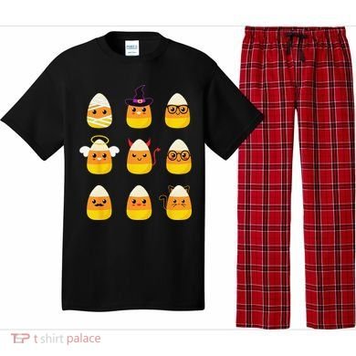 Candy Corn Costume Characters Cute Halloween Pajama Set