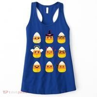 Candy Corn Costume Characters Cute Halloween Women's Tank Top thumb 0
