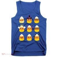 Candy Corn Costume Characters Cute Halloween Tank Top thumb 0