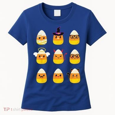 Candy Corn Costume Characters Cute Halloween Women's T-Shirt