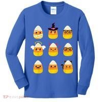 Candy Corn Costume Characters Cute Halloween Kids Long Sleeve Shirt thumb 0