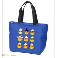 Candy Corn Costume Characters Cute Halloween Tote Bag thumb 3