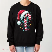 Candy Cane Christmas Sweet Candy Light Women's Sweatshirt thumb 0