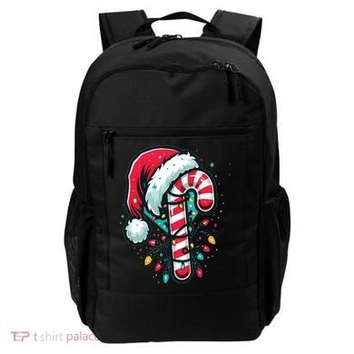Candy Cane Christmas Sweet Candy Light Backpack