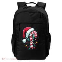 Candy Cane Christmas Sweet Candy Light Backpack thumb 0