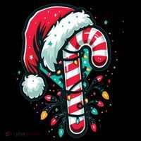 Candy Cane Christmas Sweet Candy Light Coaster thumb 2