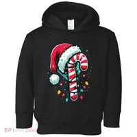 Candy Cane Christmas Sweet Candy Light Toddler Hoodie thumb 0