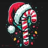 Candy Cane Christmas Sweet Candy Light Toddler Hoodie thumb 2