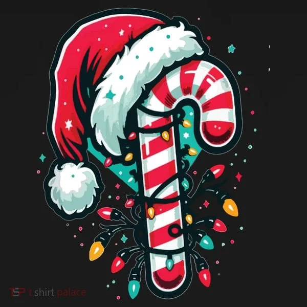 Candy Cane Christmas Sweet Candy Light Toddler Hoodie