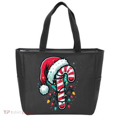 Candy Cane Christmas Sweet Candy Light Tote Bag