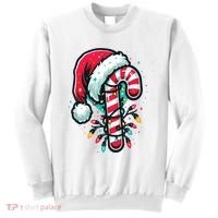 Candy Cane Christmas Sweet Candy Light Sweatshirt thumb 0
