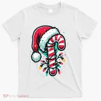 Candy Cane Christmas Sweet Candy Light T-Shirt thumb 0