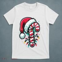 Candy Cane Christmas Sweet Candy Light T-Shirt thumb 5