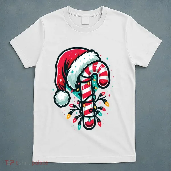 Candy Cane Christmas Sweet Candy Light T-Shirt