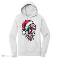 Candy Cane Christmas Sweet Candy Light Women's Hoodie thumb 0