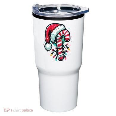 Candy Cane Christmas Sweet Candy Light Tumbler