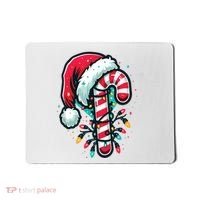 Candy Cane Christmas Sweet Candy Light Mousepad thumb 0