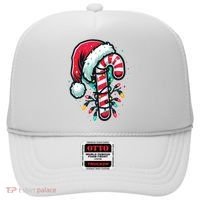 Candy Cane Christmas Sweet Candy Light Hat thumb 0