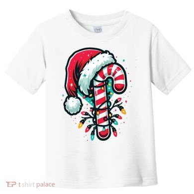 Candy Cane Christmas Sweet Candy Light Toddler T-Shirt