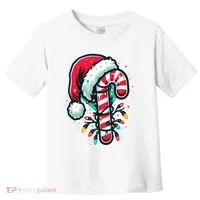Candy Cane Christmas Sweet Candy Light Toddler T-Shirt thumb 0