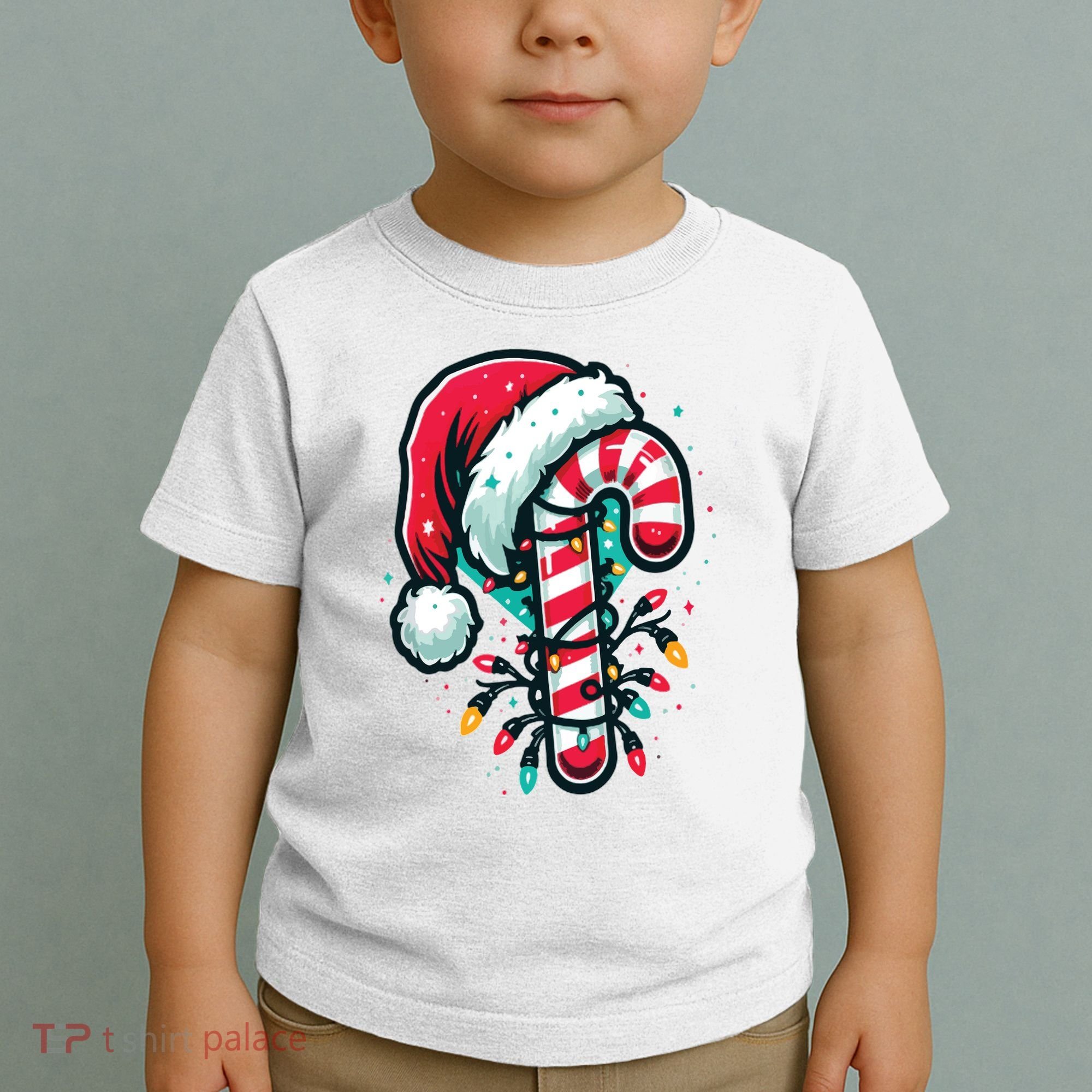 Candy Cane Christmas Sweet Candy Light Toddler T-Shirt