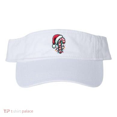 Candy Cane Christmas Sweet Candy Light Visor