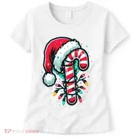Candy Cane Christmas Sweet Candy Light Women's T-Shirt thumb 0