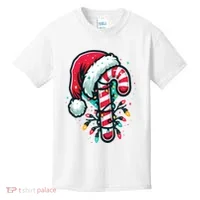 Candy Cane Christmas Sweet Candy Light Kids T-Shirt thumb 0