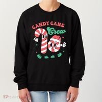 Christmas Candy Cane Crew Cute Matching Family Women's Sweatshirt thumb 0