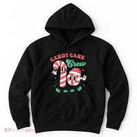 Christmas Candy Cane Crew Cute Matching Family Hoodie thumb 0