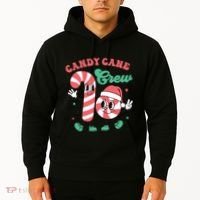 Christmas Candy Cane Crew Cute Matching Family Hoodie thumb 2