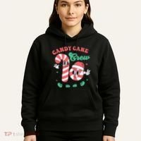 Christmas Candy Cane Crew Cute Matching Family Hoodie thumb 5
