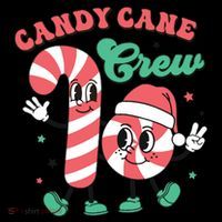Christmas Candy Cane Crew Cute Matching Family Coffee Mug thumb 5