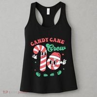 Christmas Candy Cane Crew Cute Matching Family Women's Tank Top thumb 3