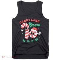Christmas Candy Cane Crew Cute Matching Family Tank Top thumb 0