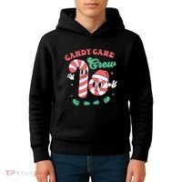 Christmas Candy Cane Crew Cute Matching Family Kids Hoodie thumb 4