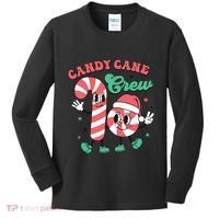 Christmas Candy Cane Crew Cute Matching Family Kids Long Sleeve Shirt thumb 0