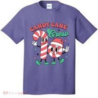 Christmas Candy Cane Crew Cute Matching Family T-Shirt thumb 0
